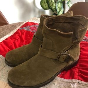 Frye Moto Booties Size 9